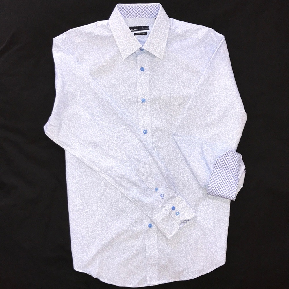 Quieti button down long sleeve dress shirt